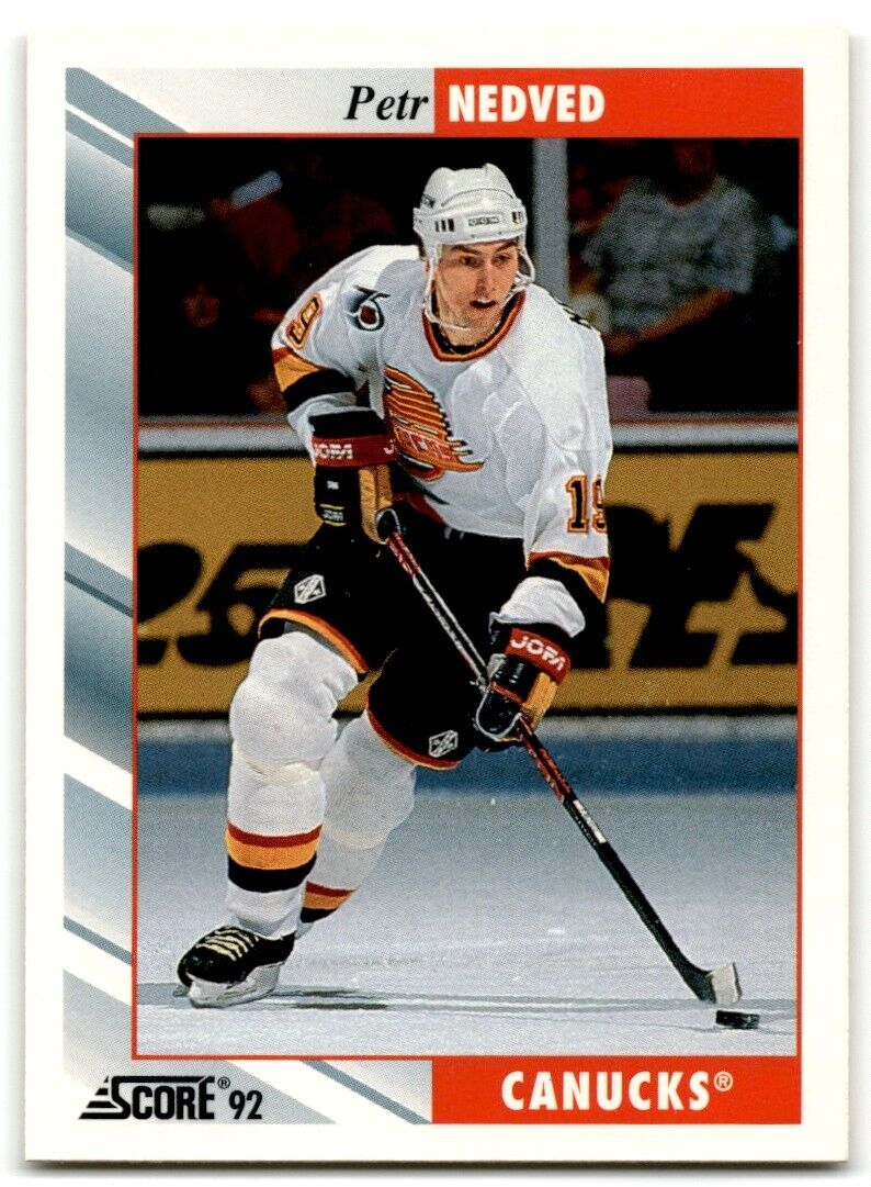 1992-93 Score Petr Nedved Vancouver Canucks #101