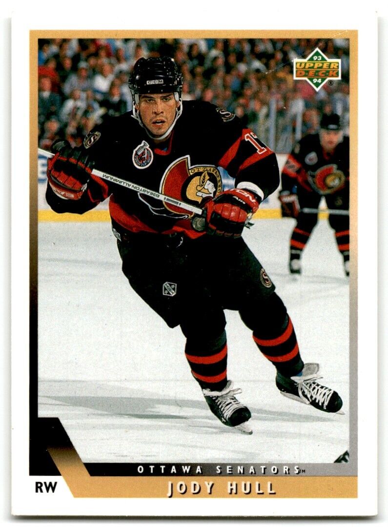 1993-94 Upper Deck Jody Hull Ottawa Senators #112