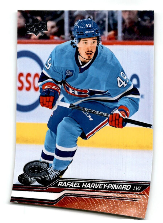 2023-24 Upper Deck Rafael Harvey-Pinard Montreal Canadiens #95