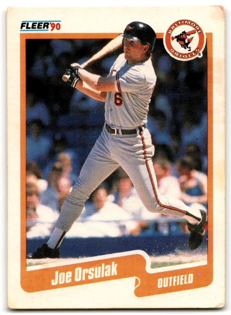 1990 Fleer Joe Orsulak Baltimore Orioles #185