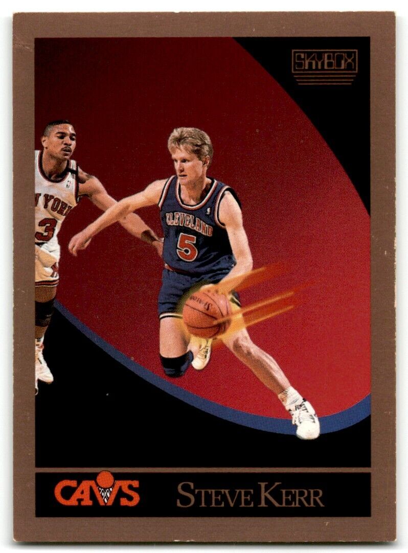 1990-91 SkyBox Steve Kerr Cleveland Cavaliers #52