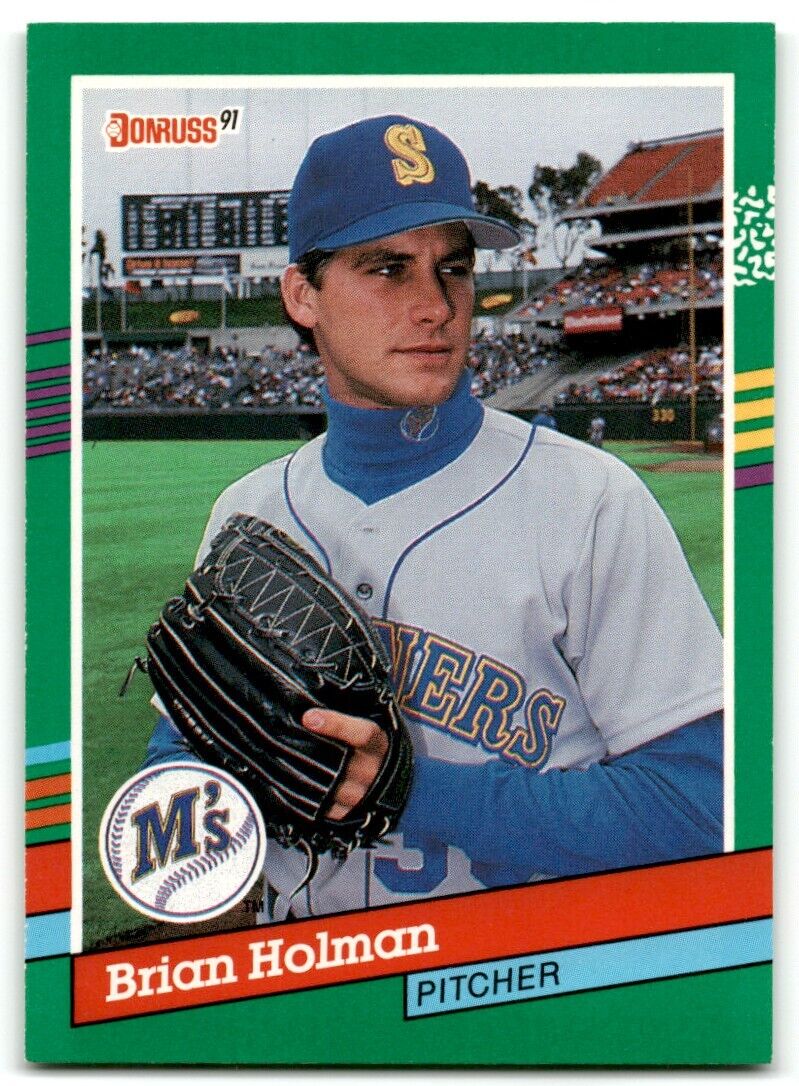 1991 Donruss Brian Holman Seattle Mariners #539