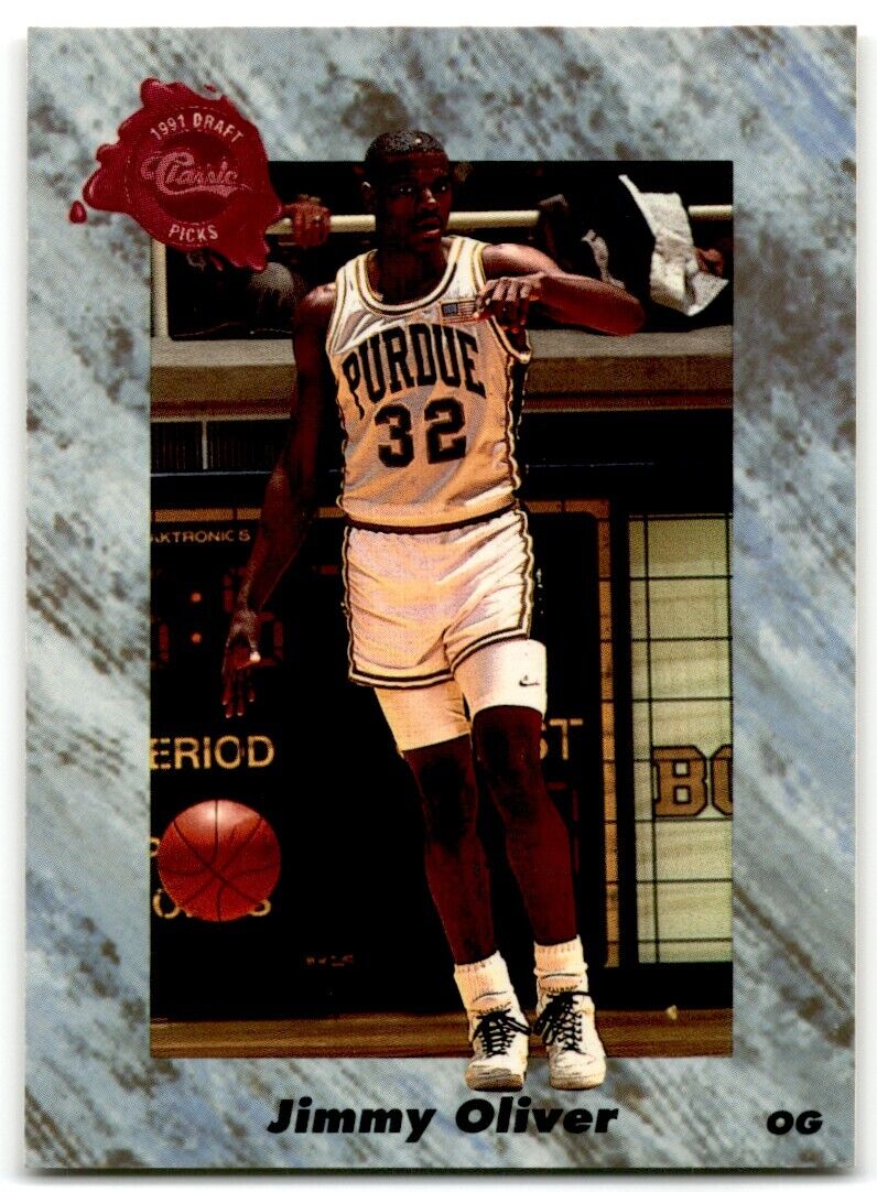 1991-92 Classic Jimmy Oliver Rookie Purdue Boilermakers #177