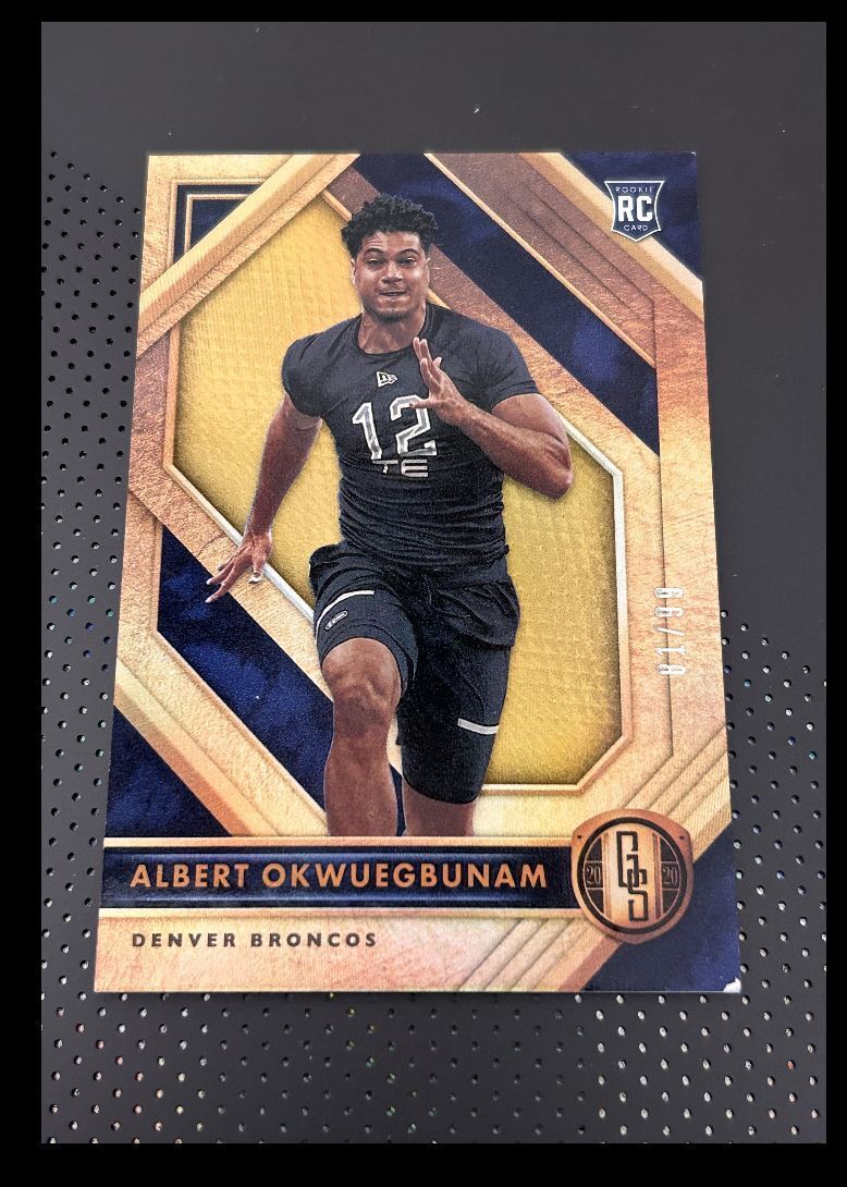 2020 Panini Gold Standard Albert Okwuegbunam Rookie Denver Broncos #173