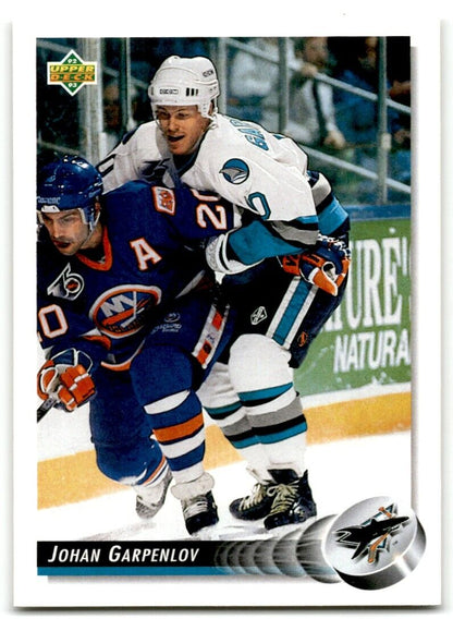 1992-93 Upper Deck Johan Garpenlov San Jose Sharks #59