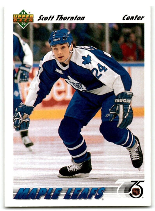 1991-92 Upper Deck Scott Thornton Toronto Maple Leafs #353