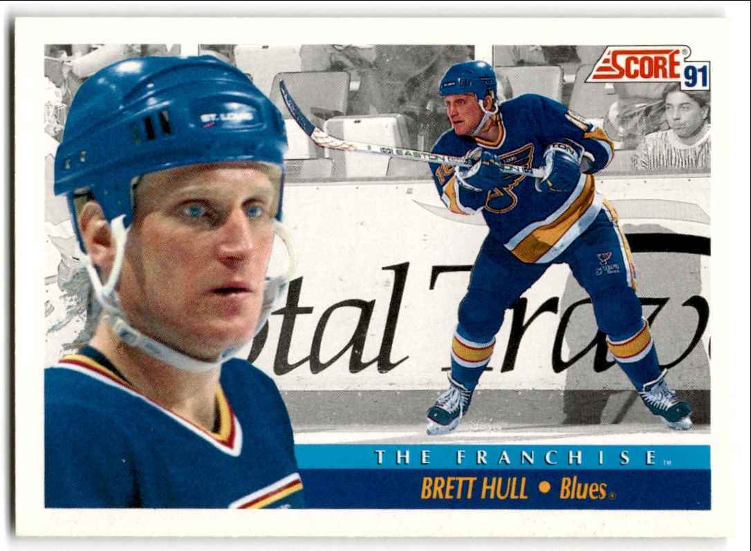 1991-92 Score Canadian Bilingual Brett Hull St. Louis Blues #367