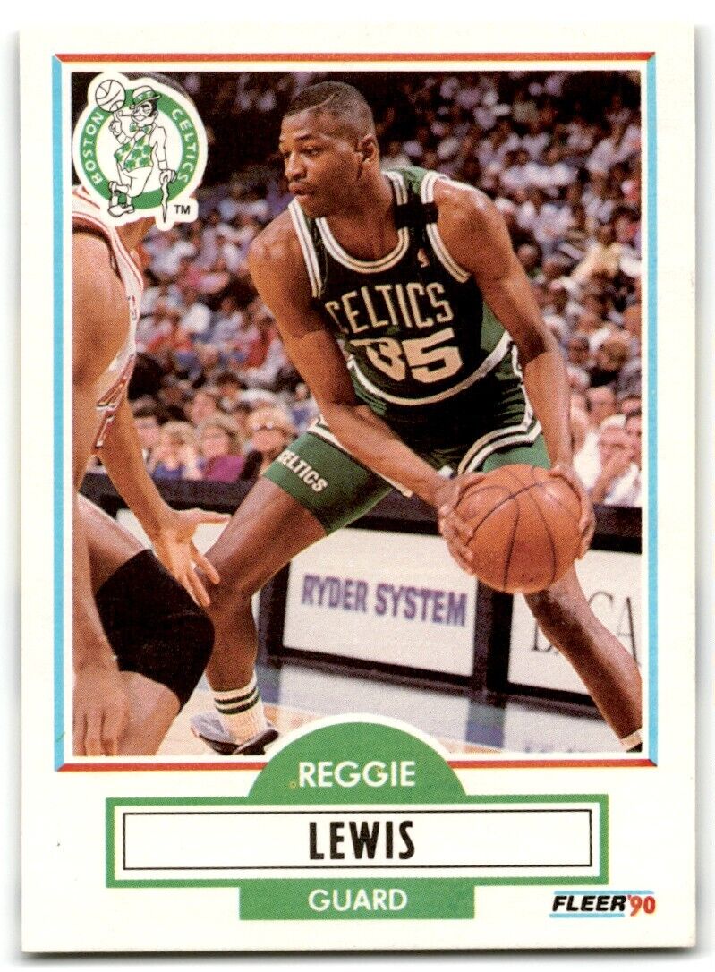 1990-91 Fleer Reggie Lewis Boston Celtics #11