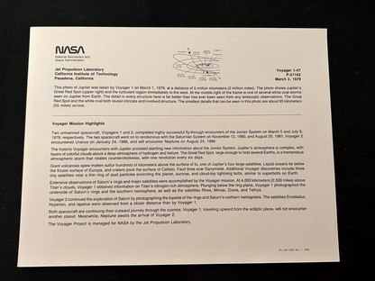 NASA Jet Propulsion Laboratory - Voyager 1-47 litho