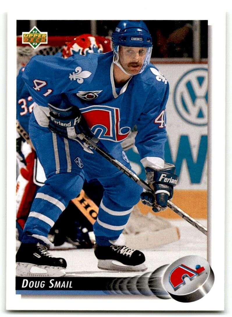 1992-93 Upper Deck Doug Smail Quebec Nordiques #124