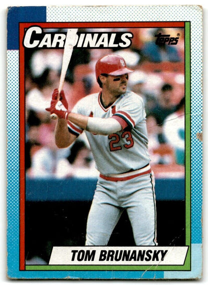 1990 Topps Tom Brunansky St. Louis Cardinals #409