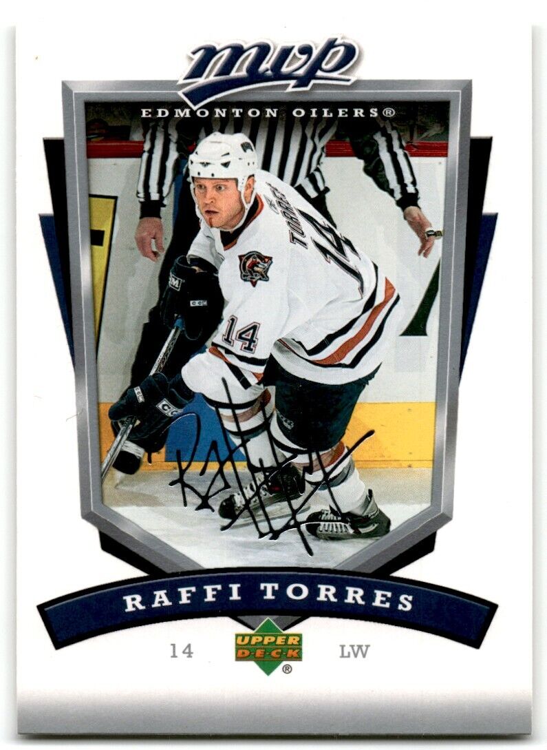 2006-07 Upper Deck MVP Raffi Torres Edmonton Oilers #119