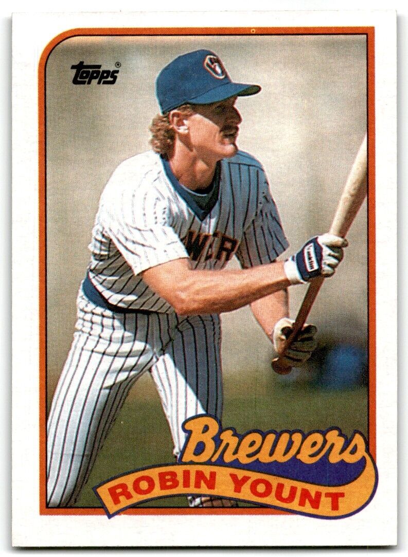 1989 Topps Robin Yount Milwaukee Brewers #615