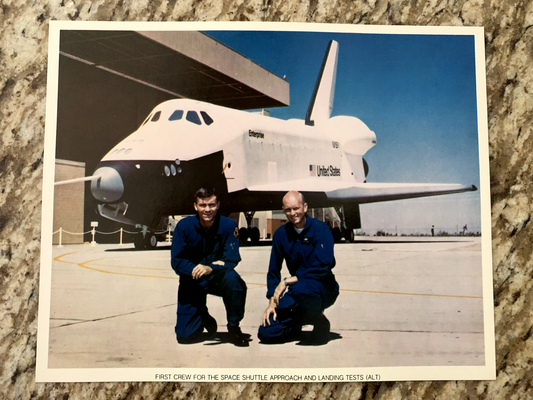 NASA Space Shuttle ALT 1 - Gordon Fullerton and Fred Haise Official Litho