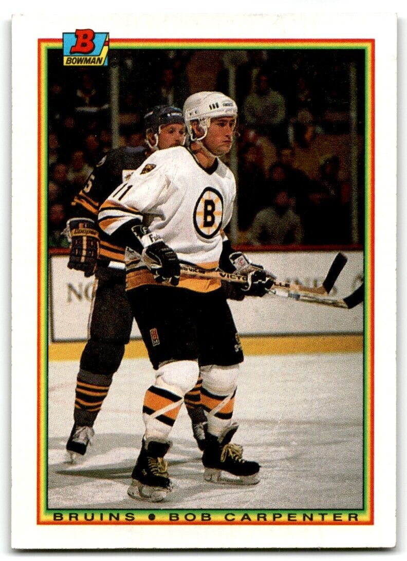 1990-91 Bowman Bob Carpenter Boston Bruins #30