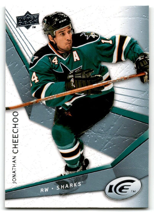 2008-09 Upper Deck Ice Jonathan Cheechoo San Jose Sharks #40