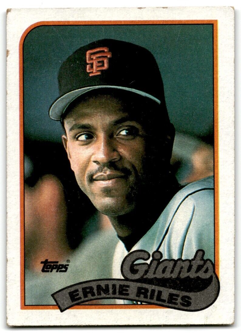 1989 Topps Ernie Riles San Francisco Giants #676