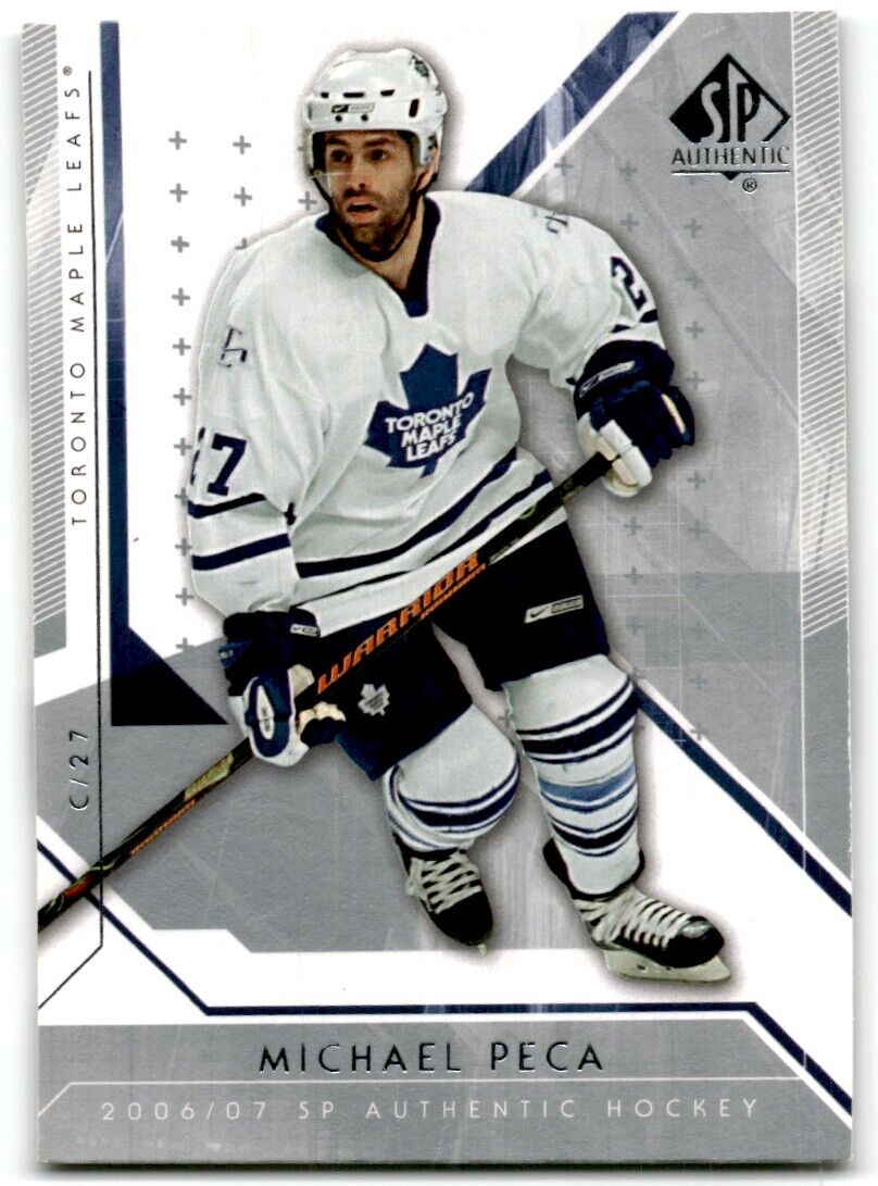 2006-07 SP Authentic Michael Peca Toronto Maple Leafs #7