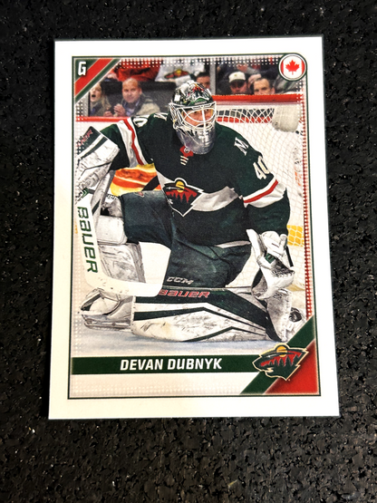 2019-20 Topps NHL Stickers #254 Devan Dubnyk - Minnesota Wild