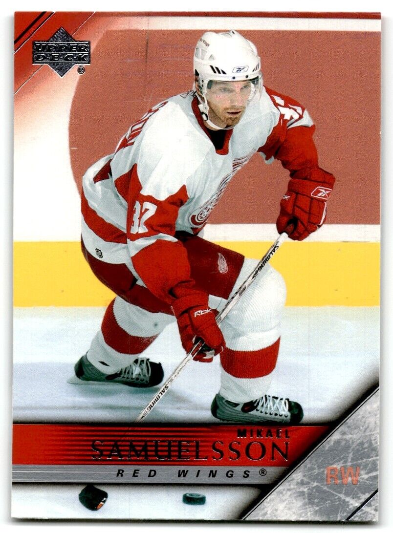 2005-06 Upper Deck Mikael Samuelsson Detroit Red Wings #317