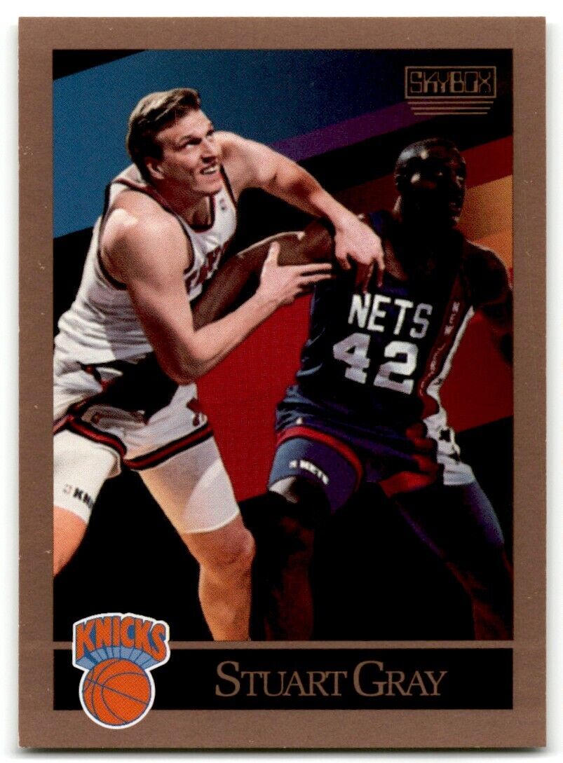 1990-91 SkyBox Stuart Gray New York Knicks #188