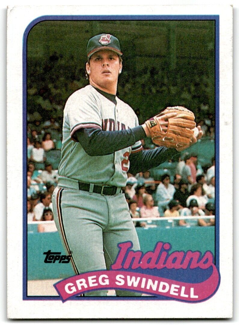 1989 Topps Greg Swindell Cleveland Indians #315