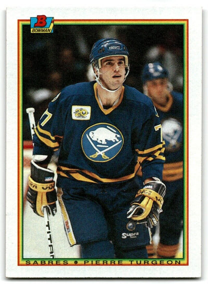 1990-91 Bowman Pierre Turgeon Buffalo Sabres #241