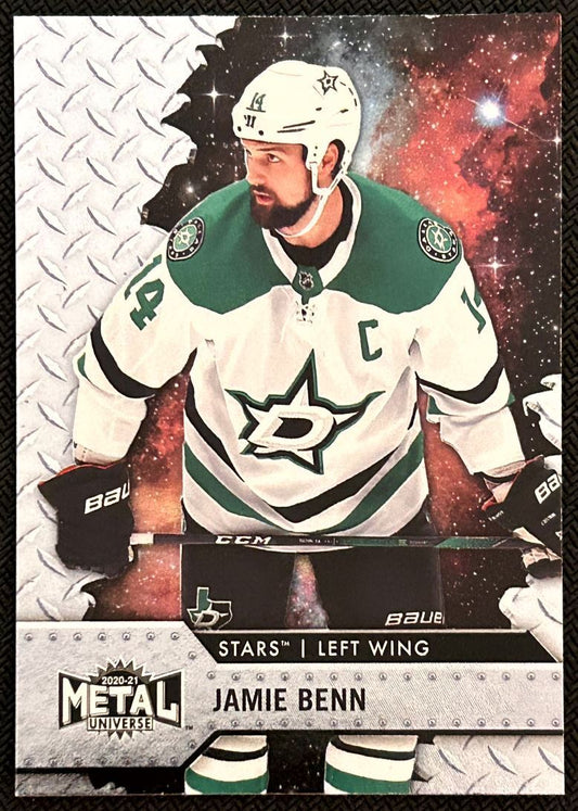 2020-21 Skybox Metal Universe Jamie Benn Dallas Stars #14