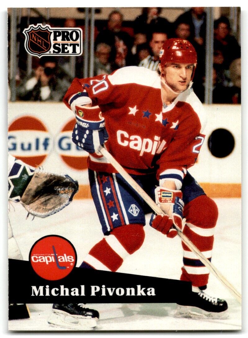 1991-92 Pro Set Michal Pivonka Washington Capitals #252