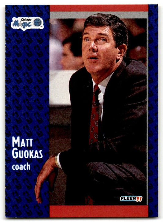 1991-92 Fleer Matt Guokas Orlando Magic #145