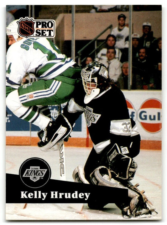 1991-92 Pro Set Kelly Hrudey Los Angeles Kings #102