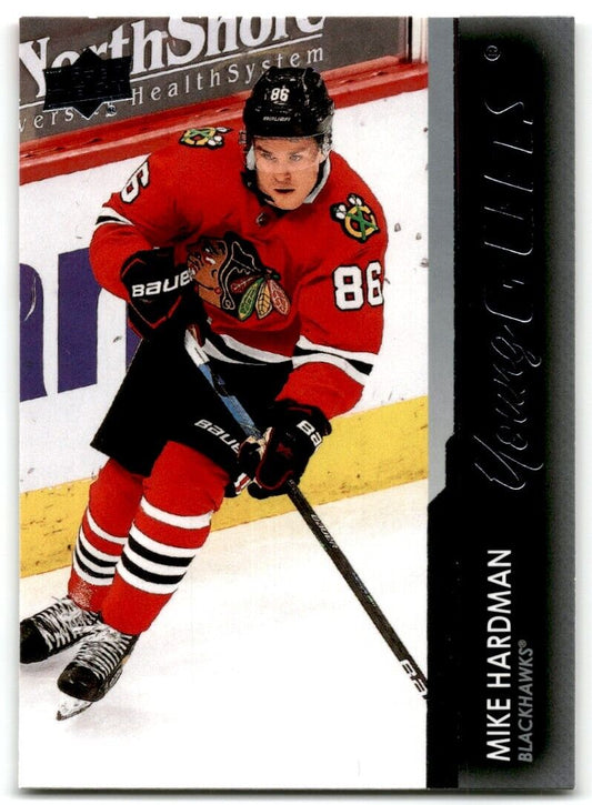 2021-22 Upper Deck Mike Hardman Rookie Chicago Blackhawks #208