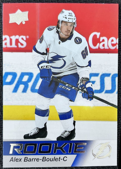 2021-22 Upper Deck NHL Star Rookie Alex Barre-Boulet Rookie Tampa Bay Lightning