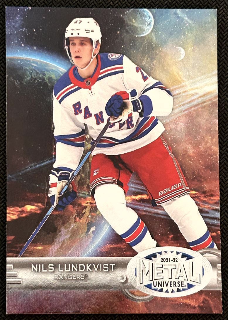 2021-22 Skybox Metal Universe 1997-98 Retro Rookies Nils Lundkvist Rookie New