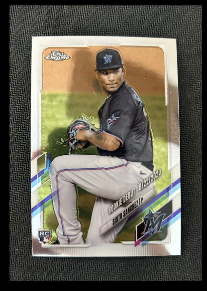 2021 Topps Chrome Update Sixto Sanchez Miami Marlins #USC90