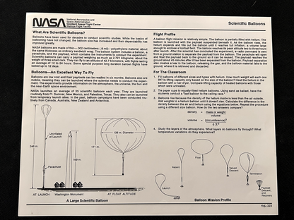 NASA Scientific Balloons 8X10 litho