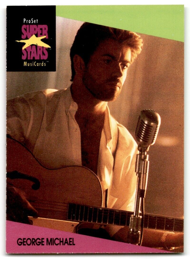 1991-92 ProSet Super Stars MusiCard George Michael #76