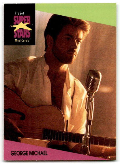 1991-92 ProSet Super Stars MusiCard George Michael #76