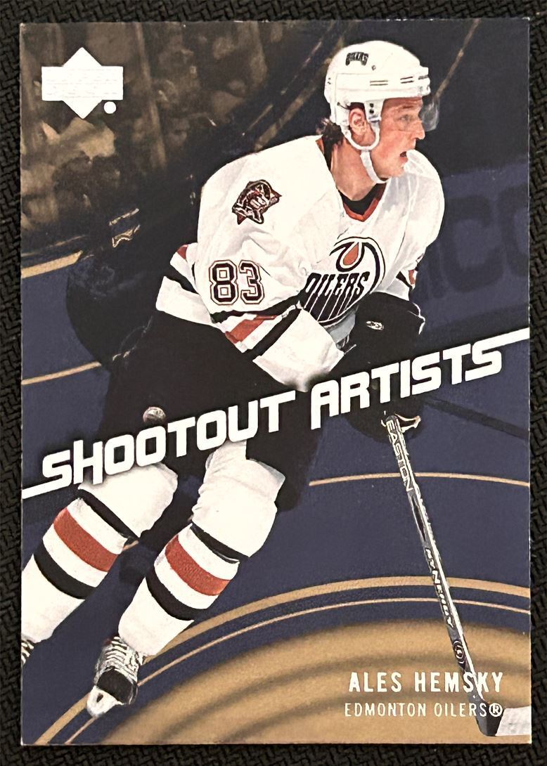 2006-07 Upper Deck Shootout Artists Ales Hemsky Edmonton Oilers #SA6