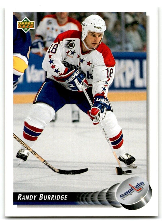 1992-93 Upper Deck Randy Burridge Washington Capitals #153