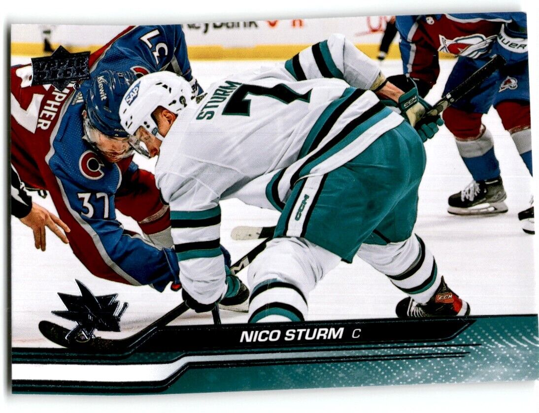 2023-24 Upper Deck Nico Sturm San Jose Sharks #393