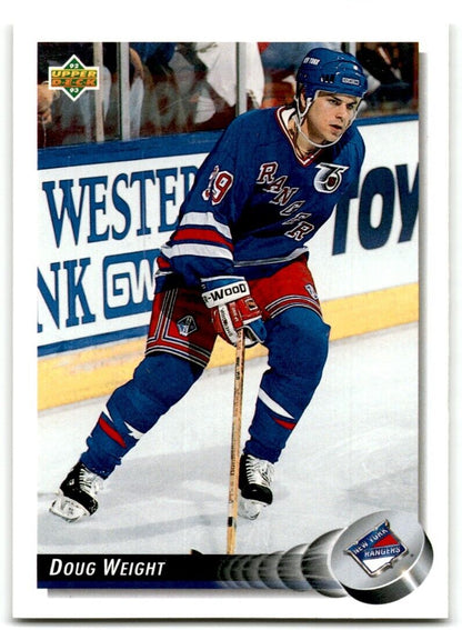 1992-93 Upper Deck Doug Weight New York Rangers #279