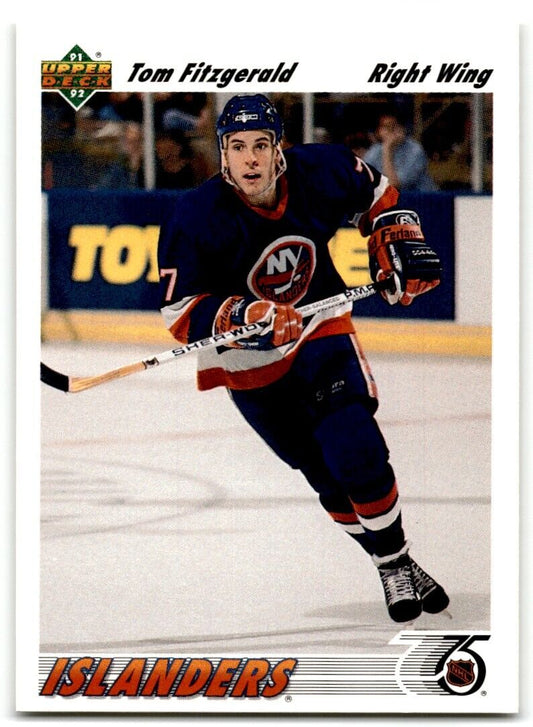 1991-92 Upper Deck Tom Fitzgerald New York Islanders #389