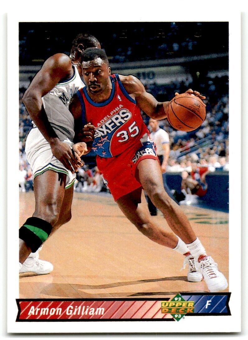 1992-93 Upper Deck Armon Gilliam Philadelphia 76ers #299