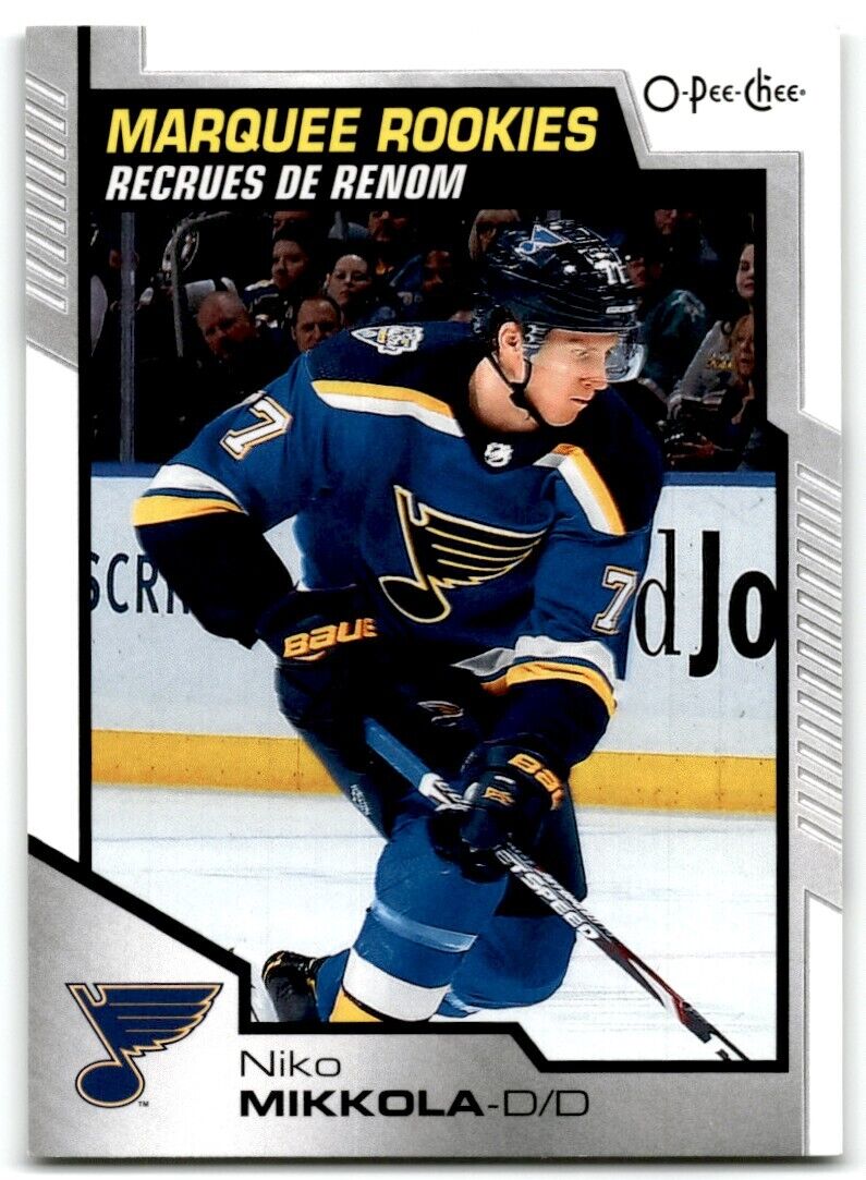 2020-21 Upper Deck 2020-21 O-Pee-Chee Update Niko Mikkola Rookie St. Louis Blues