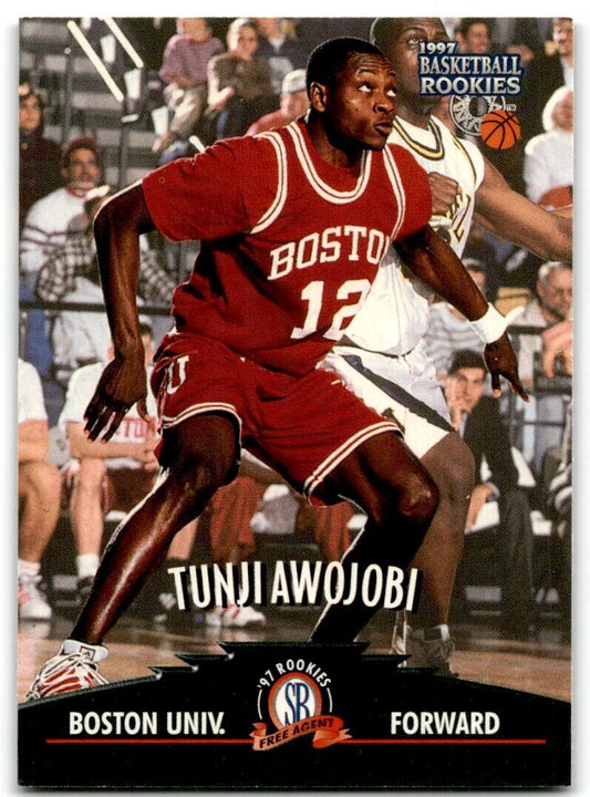 1997-98 Score Board Rookies Tunji Awojobi Boston Terriers #4