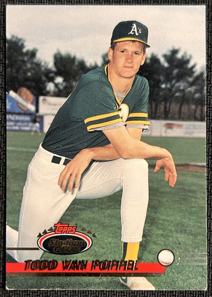 1993 Topps Stadium Club Todd Van Poppel Oakland Athletics #48