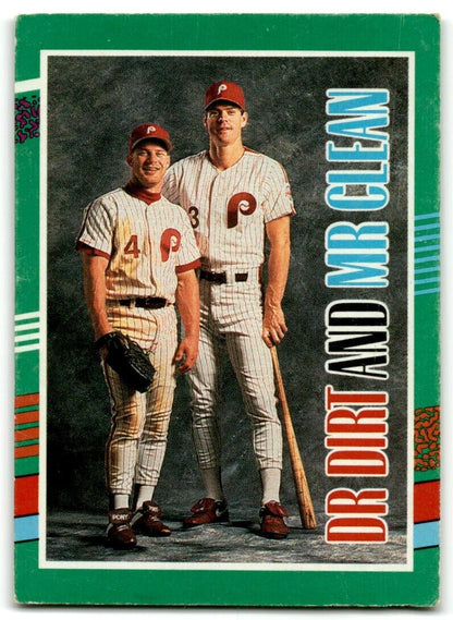 1990 Leaf Dr. Dirt and Mr. Clean Philadelphia Phillies #744