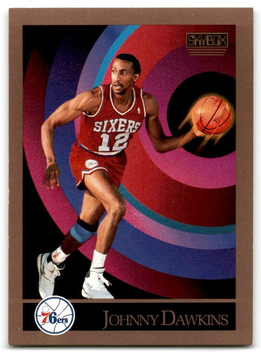 1990-91 SkyBox Johnny Dawkins Philadelphia 76ers #214