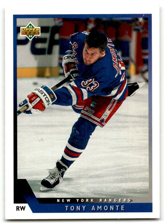 1993-94 Upper Deck Tony Amonte New York Rangers #64